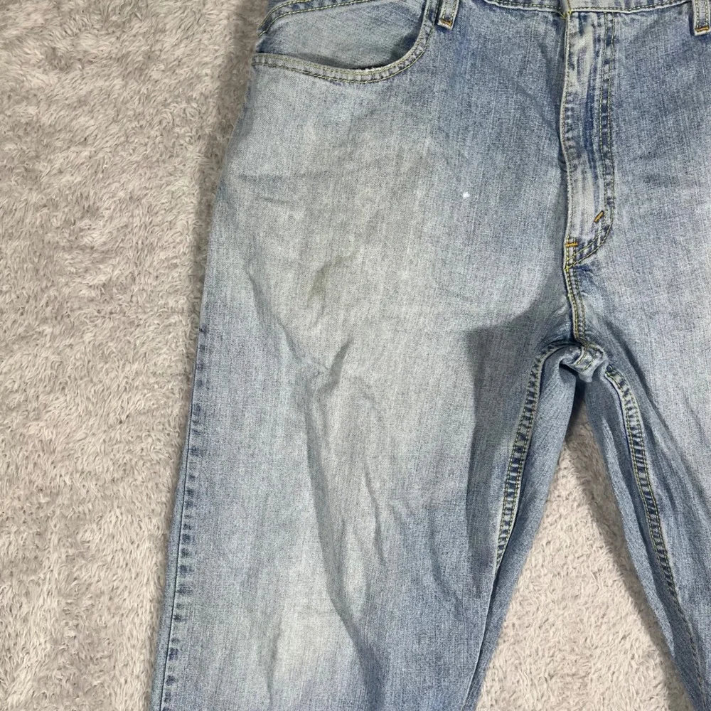 Levis SilverTab Baggy Jeans Light Wash 36x30 Mens Vintage 90s Distressed Denim